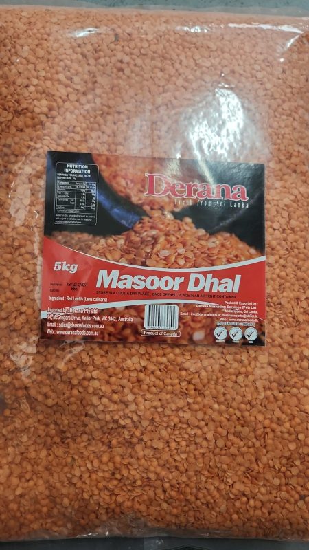 Derana Masoor Dhal – 5kg