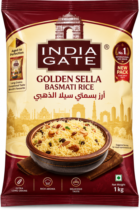India Gate Golden Sella Basmati Rice